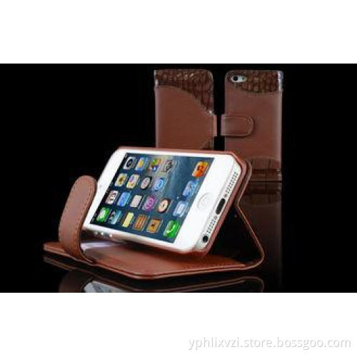 Waterproof iPhone 5 Leather Apple iphone Cases Brown Sheeps